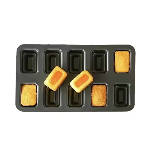 Japanese Cake Baking Tray Metal Baking Mold 10-Piece Bakeware Madeline Cake Fisher South Pound Cake 