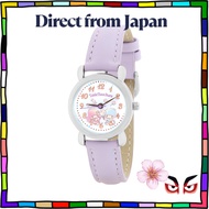 [Direct from Japan] [Sanrio] Watch J-Axis Little Twin Stars Watch CR2A0002-TS Girls Purple