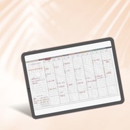 數碼 2023 電子手帳| 基本版| 直式週計畫| 明亮白