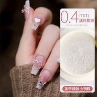 Small Nail Beauty Size Small Gold Silver Mini 0.6mmdiy Steel Ball Nail 0.4mm Round Bead Metal Decora