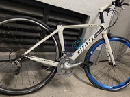 Giant TCR 碳纖維車架+把手  10速 9成新 (當零件賣)