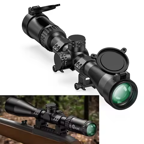 CVLIFE JackalHowl 3-9X40 Rifle Scope 1-inch Tube SFP Riflescope BDC Reticle Optics Sights with 20mm 