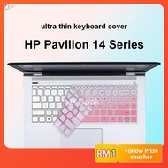 ✨Keyboard Cover HP Pavilion 14 Series Silicone 14 Inch Laptop Keyboard Protector HP Skin 14-ce 14s-cf 14-bs 14s-dk 14-cm