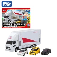 TOMY TOMY Car Model Honda Honda Racing Vehicle Transporter Truck Set Male Toy Gift