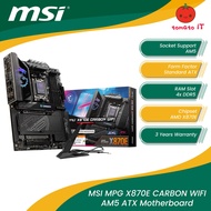 MSI MPG X870E Carbon WiFi AM5 ATX Motherboard