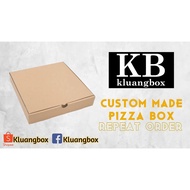 (COD 016/0) 100pcs 6x6x2inch Pizza Box Kotak Piza Custom Made Order Tempahan Khas Kotak Piza [for RE