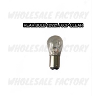 REAR BULB 12V21 / 6CP MENTOL BELAKANG (CLEAR / RED)