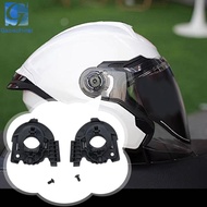 [Gazechimp] Easy Install Helmet Visors Shield Base Direct Replacement Black Plastic for MT COSMO SV 