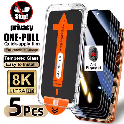 5Pcs Privacy Screen Protector For Samsung S26 Ultra S26 S25 Ultra S25 FE S24 Ultra A36 A56 A37 A21S 
