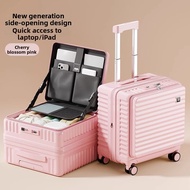 MINGJUEGONGZI | Side Opening Cabin Luggage 18 inch