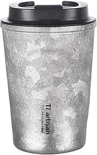 Titanium Water Bottle Coffee Cups Insulated Water Bottle 13.53/16.91fl oz | Wide Mouthed Cup is Easy