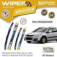 Suzuki Sx4 Sx-4 Dr Fischer Wiper Hybrid Car Windshield Rubber 14-24