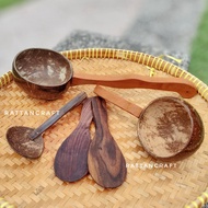 Senduk Kayu Nibong / Senduk Tempurung / Batok Tradisional / Gayong Tempurung