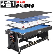 Multi-function turned 4 in 1 7-ft pool table Meja Pool billiard blue/green table/air ball pool  multifunctional table