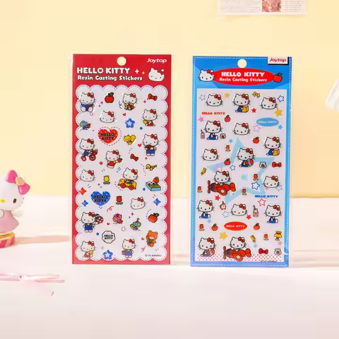 Genuine Sanrio Hello Kitty Stickers Cartoon Diary Laptop Phone Luggage Skateboard Graffiti Decals Gi
