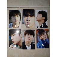 JIN BTS OFFICIAL PHOTOCARD