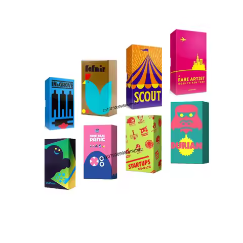 Fafnir Strategy Game |A Fake Artist|Nine Tiles Panic | Startups Strategy|Maskmen|Town 77| Fun Scout 