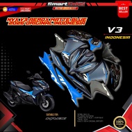 NVX V3 COVERSET AEROX MATTE BLUE 2026 ORIGINAL INDONESIA