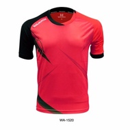 WARRIX SPORT เสื้อฟุตบอลพิมพ์ลาย WA-1520  ( สีแดง-ดำ )