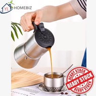 Periuk Kopi Moka 304 Keluli Tahan Karat | Stainless Steel Moka Pot Hand Brew Coffee Cold Extraction 