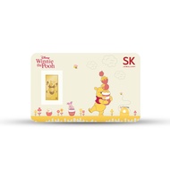SK Jewellery Piglet &amp; Pooh Best Friends Forever 999 Pure Gold Bar (0.2g)