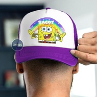 Spongebob Bacoot - Meme Snapback Hat / Men's Mesh Trucker Hat / Skena Outfit Distro Hat Starboy Kalc