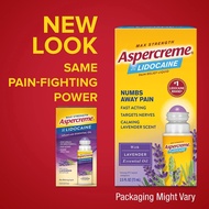 Max Strenght Aspercreme Lidocaine | Numbs Away Pain | Lavender Scent | 73ml