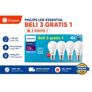 Essential LED Lights 5W 7W 9W 11W Savings Package Buy 3 Get 1 Free White Bulb E27