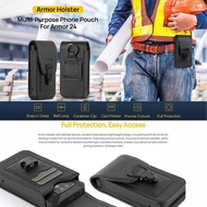 ♚ Para Sa Ulefone Armor 24 Holster Multi-Purpose Pouch Waist Bag Mobile Phone Case Na May Card Ho