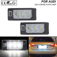For Audi A4 B8 A3 A6 C7 Q3 Q5 TT Number Plate LED Lamps No Error 2PCS Second Generation Built-in Can
