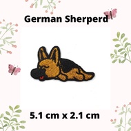 BORDIR PATCH DOG SERIES IRON ON/ PATCH BORDIR DOG / BORDIR PATCH DOG / IRON PATCH DOG