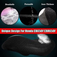 ☁☑ร่อนสำหรับเบาะนั่ง CBR650F ฮอนด้า CB650F ที่คลุมเบาะปลอกหมอนตาข่าย3D อุปกรณ์เสริมรถจักรยานยนต์650F