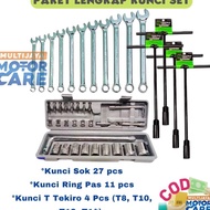 Fast Packing SET COMPLETE PACKAGE Kenmaster Socket Wrench 27 Pcs T Socket Wrench 4 pcs set 8 1 12 14