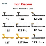 Power Volume Button Flex Cable Side Power Volume Flex Cable Parts For Xiaomi 12 Pro 12 Lite 12X 12S 