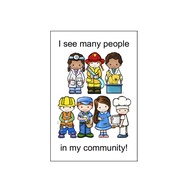 Quiet Book& Busy Book-Jobs Occupation Themed Book- Quiet & Busy Book-Montessorii