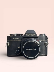 กล้องฟิล์ม KONICA ACOM-1  KONICA HEXANON AR 55MM.F1.7  AR MOUNT