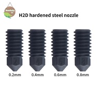 NBBY Nozzles For Bambu Lab A1 / A1 Mini Nozzle 0.2 0.4 0.6 0.8mm Hardened Steel Nozzle For Bambulab 