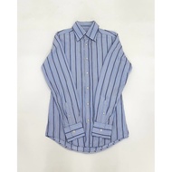 [2HAND ITEMS] D lce men's shirt & Gabb nna blue striped basic form