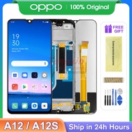 Original LCD Display For Oppo A12 CPH2083, CPH2077 Touch Screen with Digitizer Assembly For Oppo A12s Screen Repair with Frame
