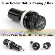 Fuse Holder 6*30 Large Fuse House Fuse Box Holder Casing Fuse Large 30 mm x 6 mm Fuse Socket BA-85