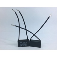 CBB61 450V 0.7 UF BM Ceiling Fan Air Conditioning Fan Start Capacitor Black Shell Black Line No Ears