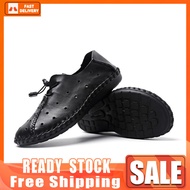 [New 2023] [COD] [Free Shipping] [Spot] Men's Large Size Loafers Lace-Up Men's Shoes Non-slip Wear-resistant Size: 38-48