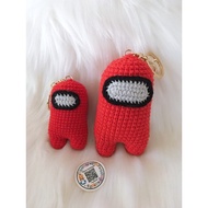 Among Us Amigurimi Dead body keychain doll 钩针玩偶Among Us 钥匙扣 keychain amigurimi Among us doll keyring