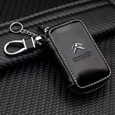 Car PU Leather Key Bag Key Chain Key Rope For Citroen C4 C3 Xsara C-Elysee C5 C1 C2 C6 C4L DS Jumper