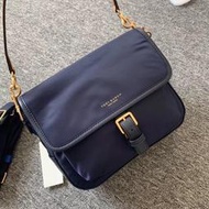 Chris精品代購 美國Outlet Tory Burch TB 新款 手提包 斜背包 防水尼龍 可拆卸肩帶 深藍色