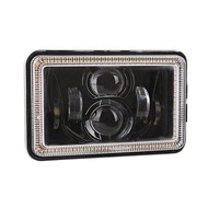 4x6 inch 55 Watt led car light square led light Led sealed beam 4X6 led light 12v 24v hi/lo beam with DRL for truck