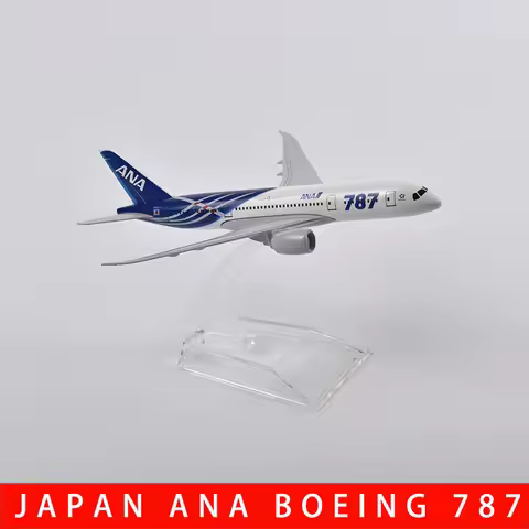 JASON TUTU 16cm JAPAN AIR ANA AIRLINES BOEING 787 Airplane Model Airplane Diecast Metal 1/400 Scale 
