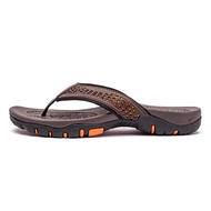 Summer Plus Big Size 48 49 50 51 52 Leather Slippers For Men Flip Flops Outdoor Slippers Black Brown