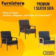 Furnistore Affordable 1 seater sofa (1+2+3) Sofa Set / Seater Sofa Set /Fabric Sofa / PU Sofa / 1 Seater Sofa / 1+2+3 SofaSet