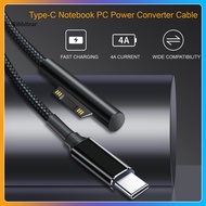  65W 15V 4A Laptop Charging Cable Magnetic High Speed PD Fast Charge Type-C Notebook Power Adapter Converter Cord for Microsoft Surface Pro 3/4/5/6/Go/Book 1/Book 2